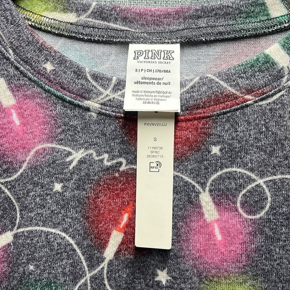 Pink Victoria’s Secret long sleeve top size small NWT - Picture 5 of 7